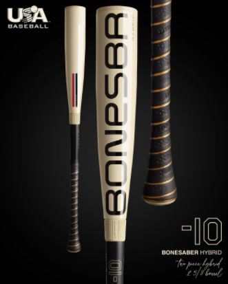 Warstic - 2025 BONESABER HYBRID USA -10 METAL BASEBALL BAT