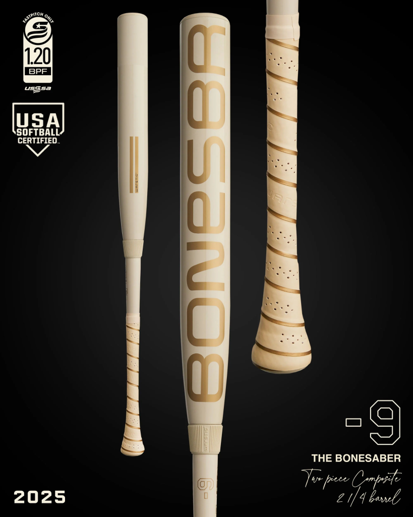 NEUF ! Batte de softball composite Fastpitch 2024 Warstic Bonesaber 33