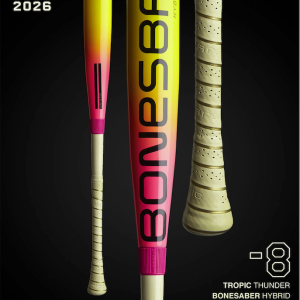 Warstic - 2026 BONESABER HYBRID TROPIC THUNDER USA -10 METAL BASEBALL BAT