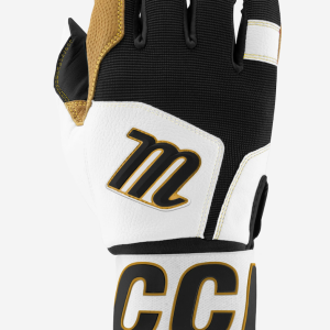 Marucci -Blacksmith Wrap Adult Batting Gloves (White/ Black)